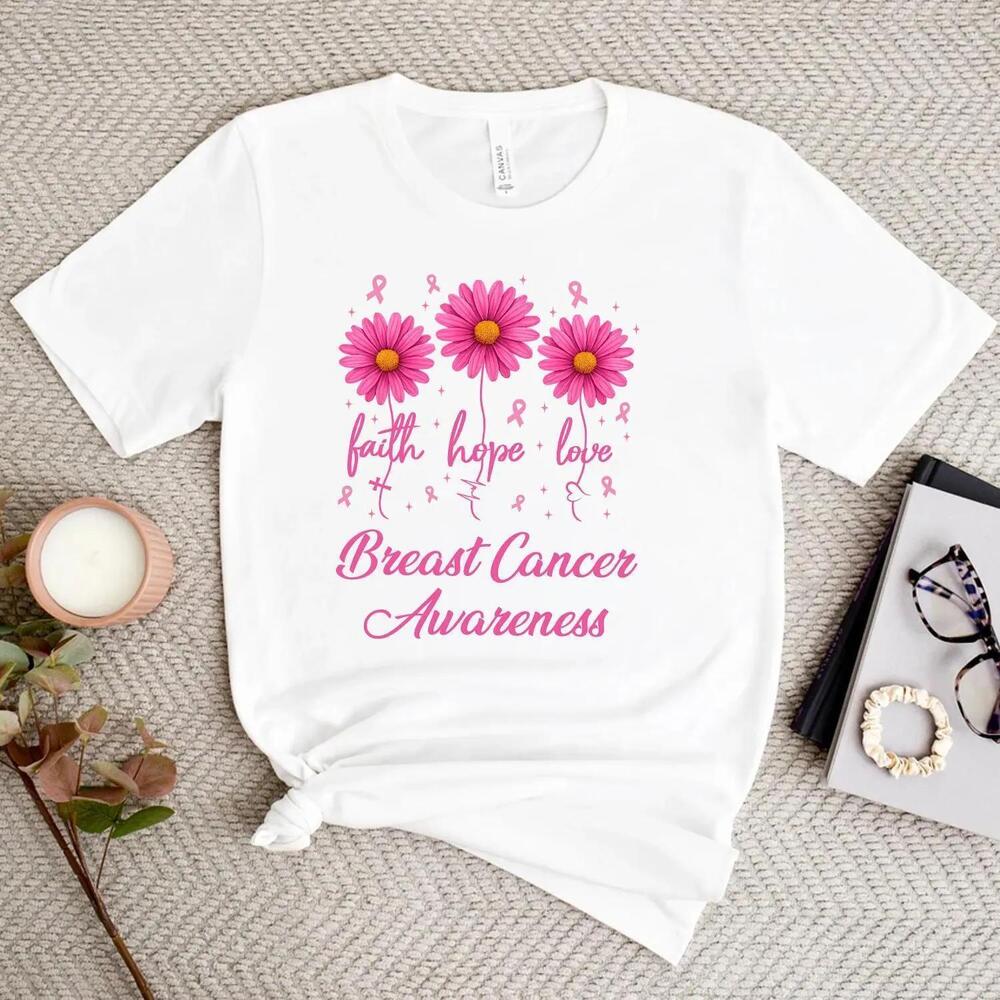 Faith Hope Love Awareness Shirt, Ribbon